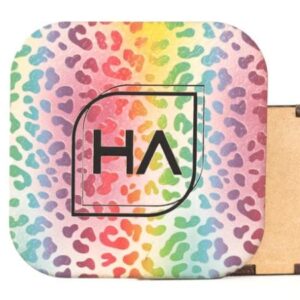 Rainbow Leopard Leatherette