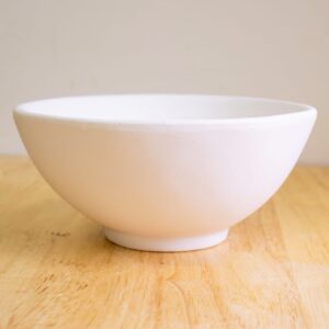 Stoneware organic bowl