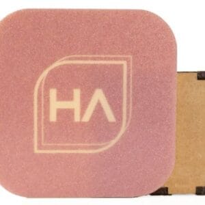 Color Carve Baby Pink Glitter to Ivory Cast Acrylic Sheet