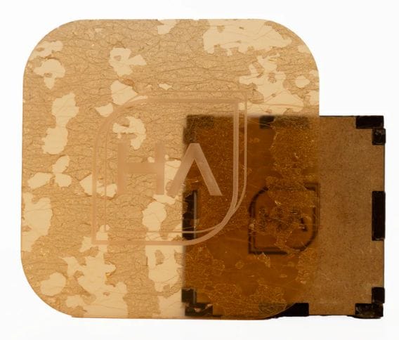 Antique Golden Glitz Cast Acrylic Sheet