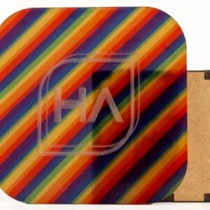 Rainbow Stripes Cast Acrylic Sheet