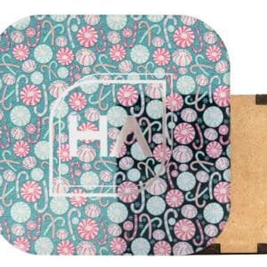 Retro Peppermint Swirl Cast Acrylic Sheet